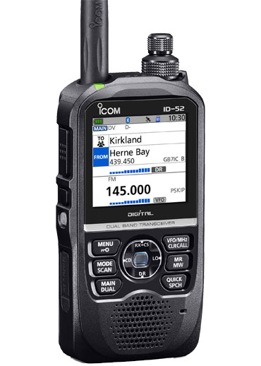 ICOM ID-52E VHF/UHF Dual Band Amatör El Telsizi
